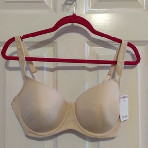 NEW Liz & Co. Women's Cream Padded Bra Size 38D